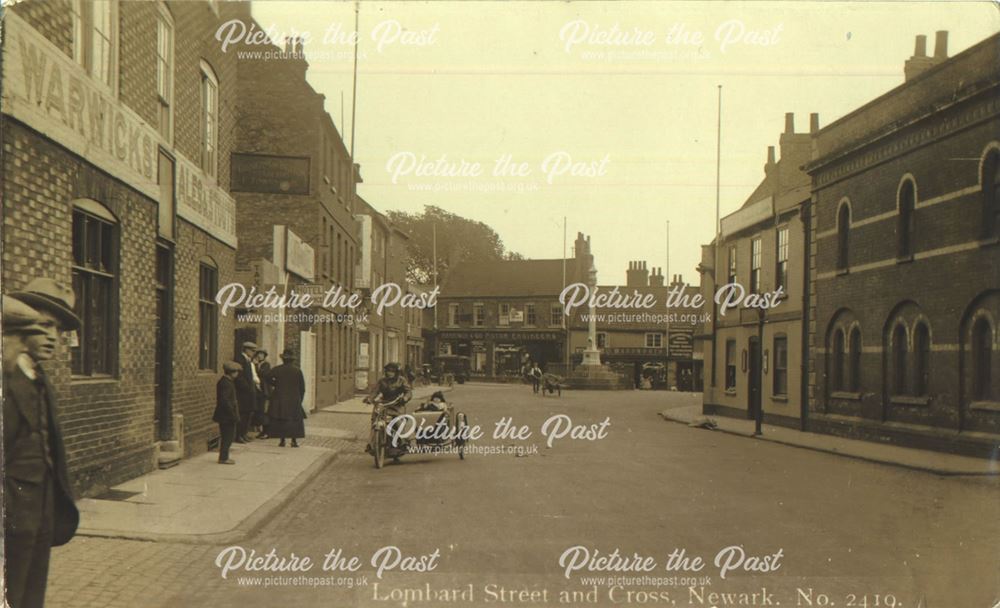 Lombard Street and Beaumond Cross, Newark