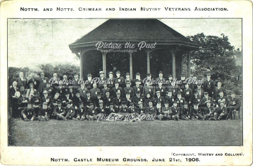 Nottingham and Notts. Crimean and Indian Mutiny Veterans' Association, Castle, Nottingham, 1906