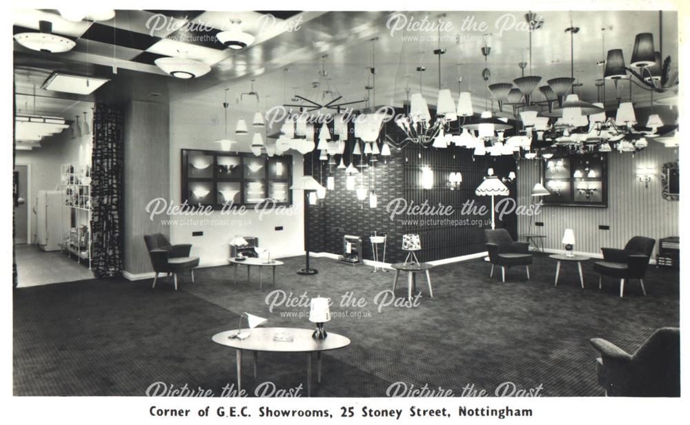 G.E.C. showrooms, Stoney Street, Nottingham, 1960s?