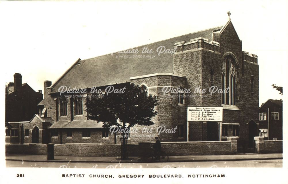 Mansfield Road Baptist Church, Carrington, Nottingham, c 1910s