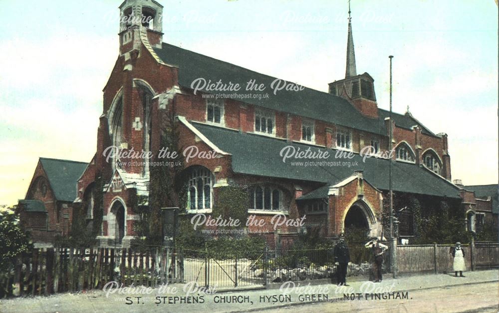 St. Stephen's Church, Bobbers Mill Road, Hyson Green, Nottingham, c 1900s