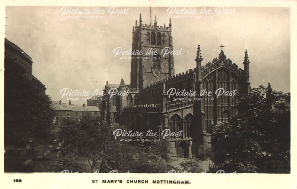 St. Mary's Church, High Pavement, Nottingham, c 1900