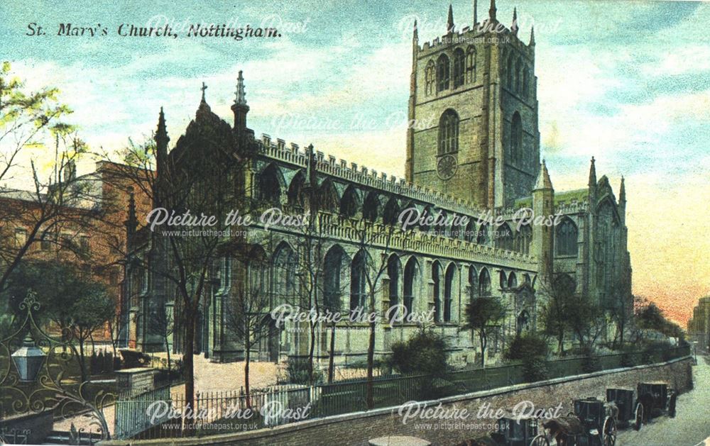 St. Mary's Church, High Pavement, Nottingham, c 1900