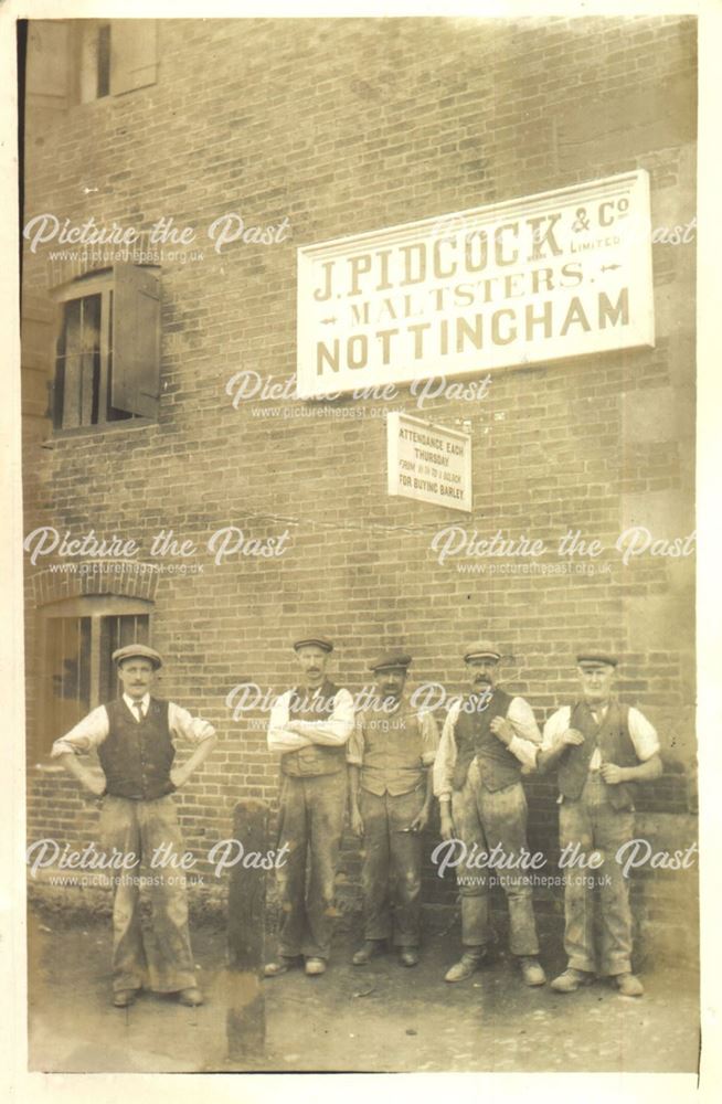 J. Pidcock and Co., maltsters, Nottingham, c 1900