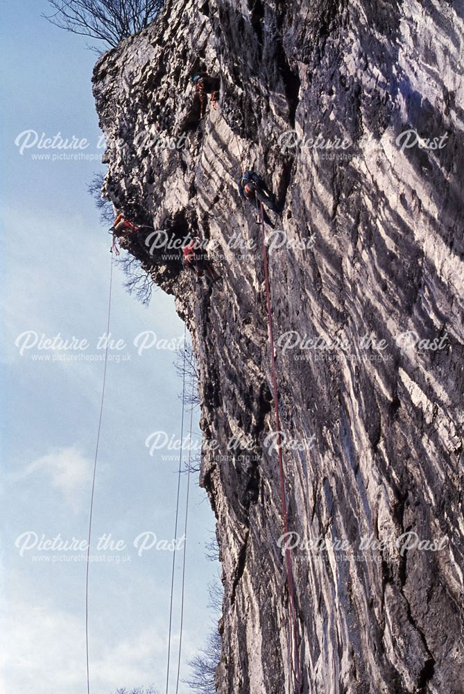 Climbers, Millers Dale, 1978
