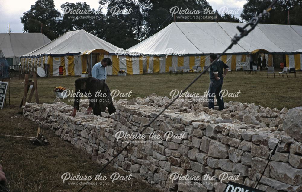 Dry Stone Walling, Bakewell Show, The Showground, Bakewell, 1983