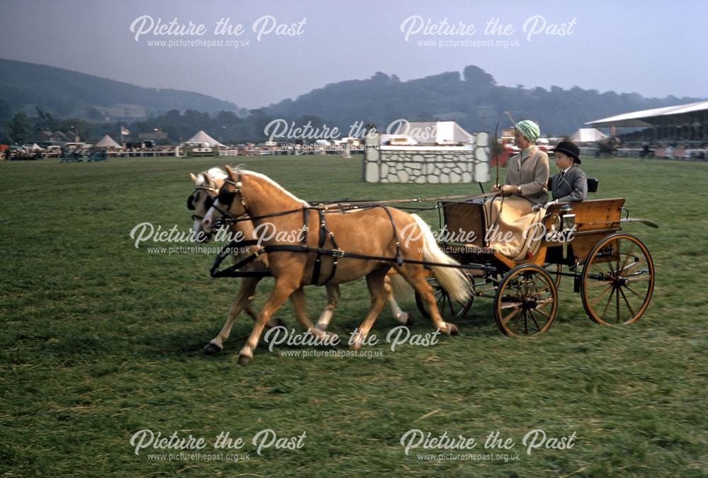 Driving Turnout, Bakewell Show, The Showground, Bakewell,1970