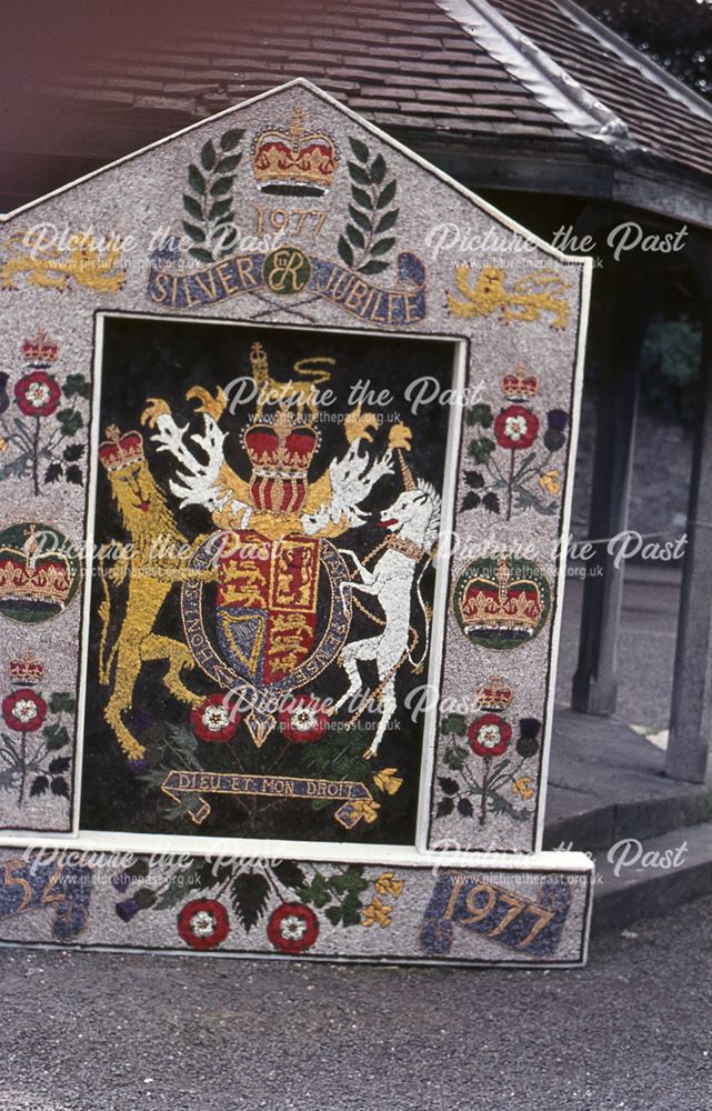 Well Dressing, Ashford in the Water, c 1970s