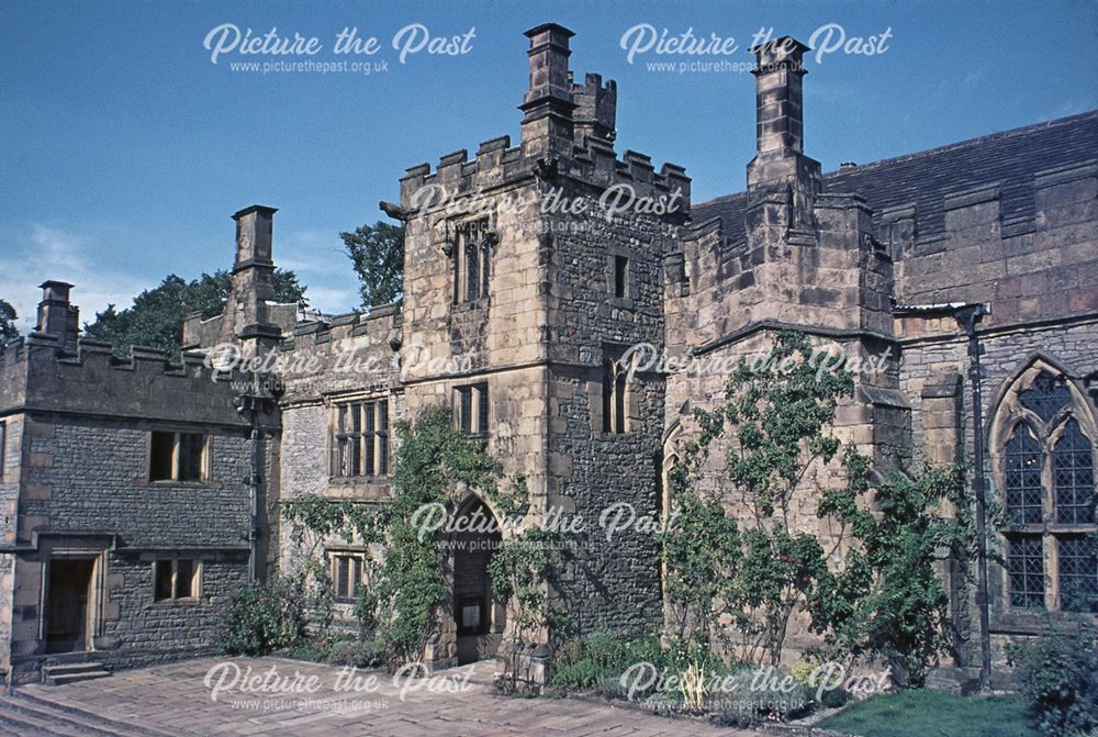 Lower Courtyard, Haddon Hall, Bakewell, 1998