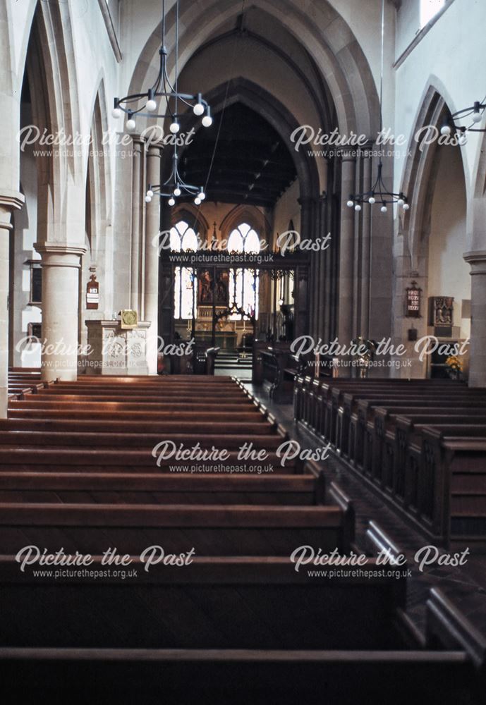 All Saints Church Nave,South Church Street, Bakewell, c 1970s