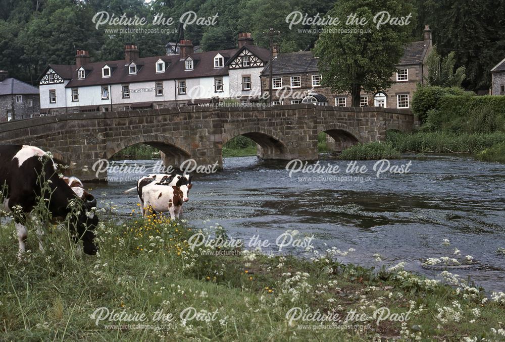 Packhorse Bridge, Buxton Road, Bakewell, 1979