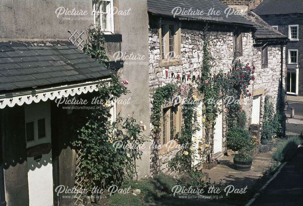 Cottages, Butter Cross, Bakewell, c 1970s