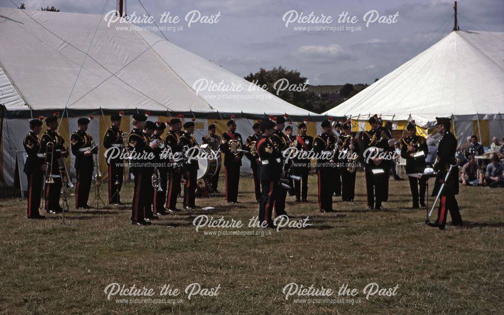 Marching Band, Bakewell Show, The Showground, Bakewell, 1983