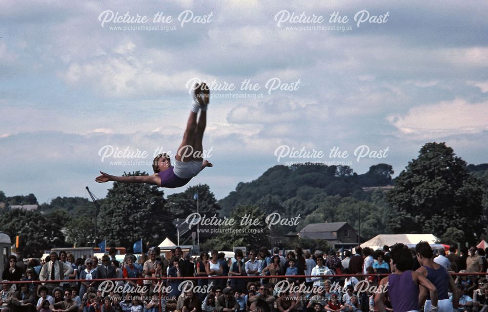 Amber Valley Gymnasts, Bakewell Show, The Showground, Bakewell, 1976