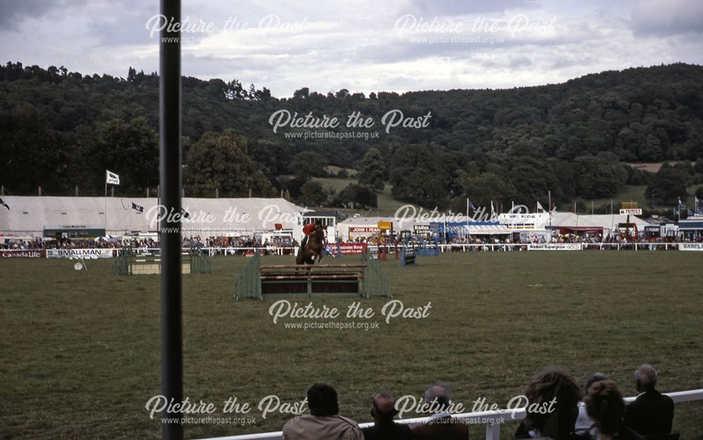 Horse Jumping, Bakewell Show, The Showground, Bakewell, 1983