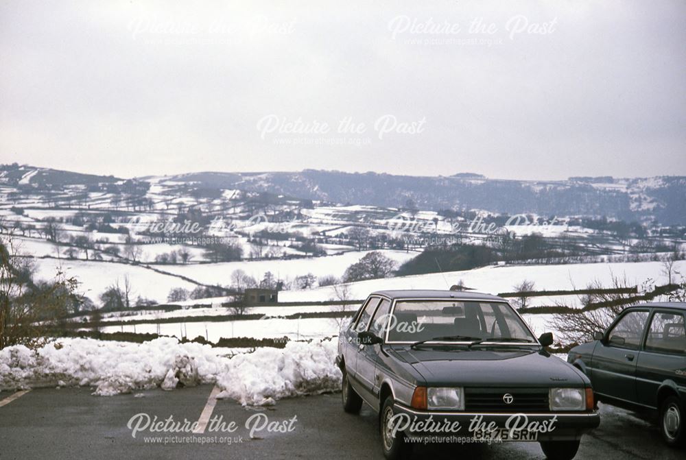 Car Park Covered in Snow, c 1970s