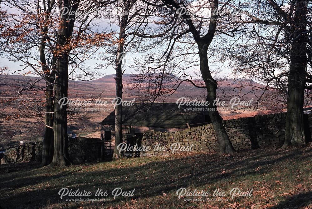 Higgar Tor from Longshaw, 1976