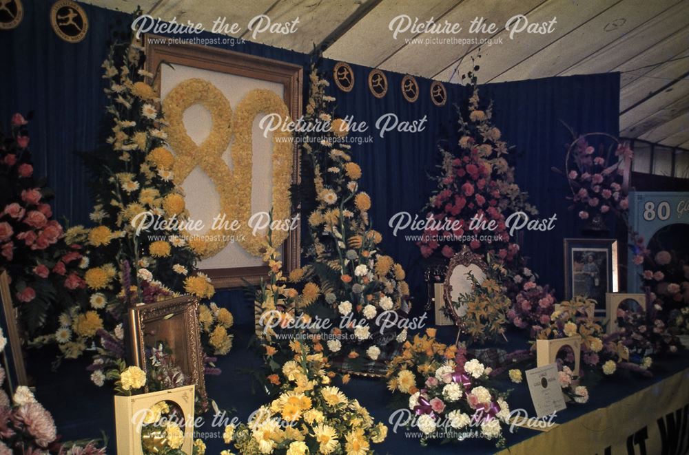 Sweet Pea Flowers at the Bakewell Show, The Showground, Bakewell, 1982