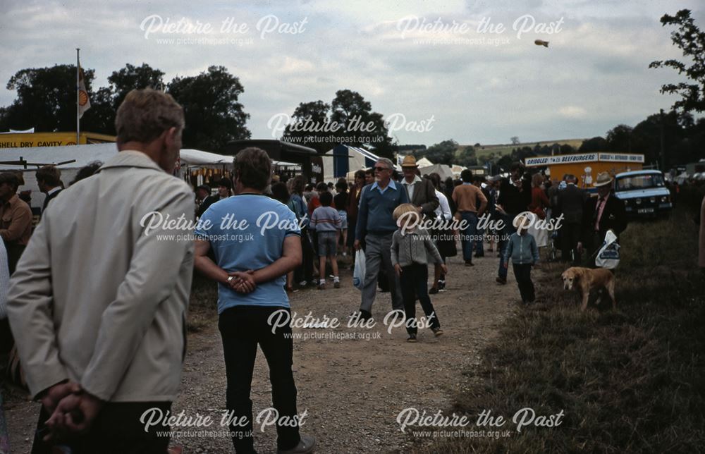 The Showground from House, Bakewell, 1970