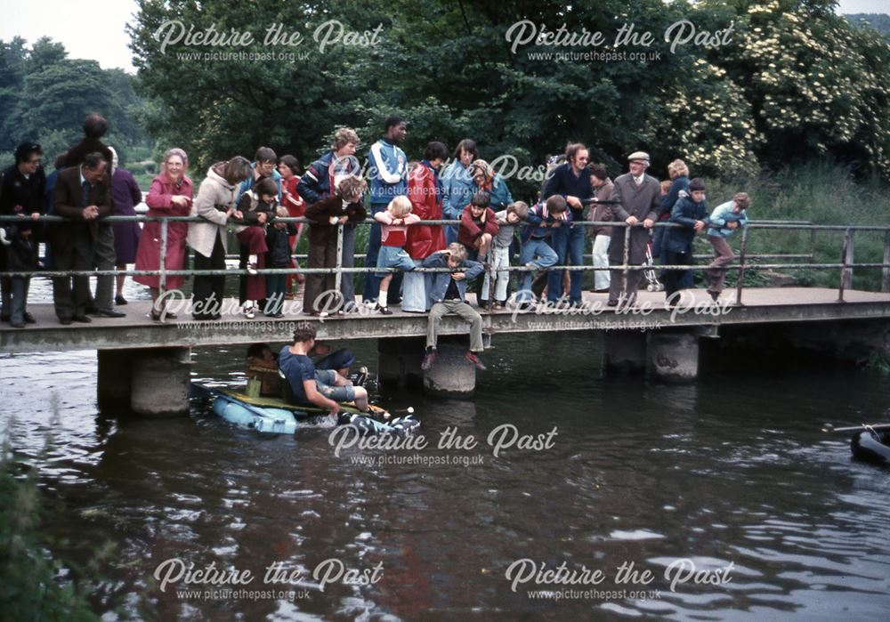Raft Race, River Wye, Bakewell, 1978 ?