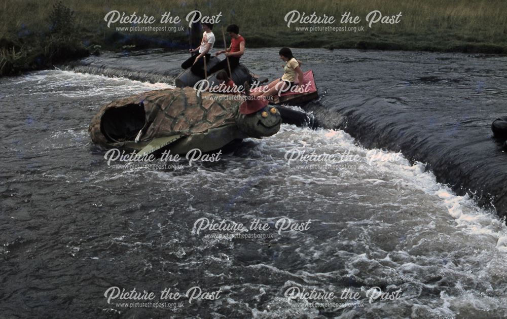 Raft Race, River Wye, Bakwell, 1982