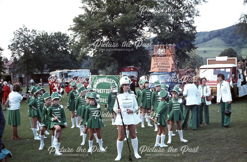 Majorettes, Bakewell Show or Carnival ?, c 1980