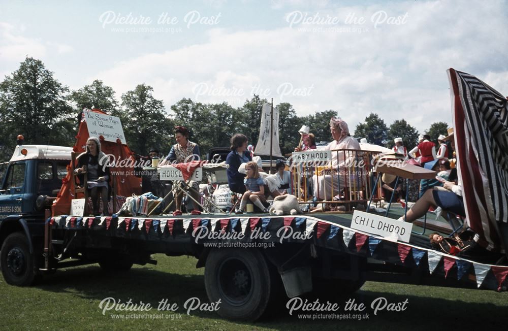 Mexican Majorettes, Bakewell Show or Carnival, c 1970s-80s