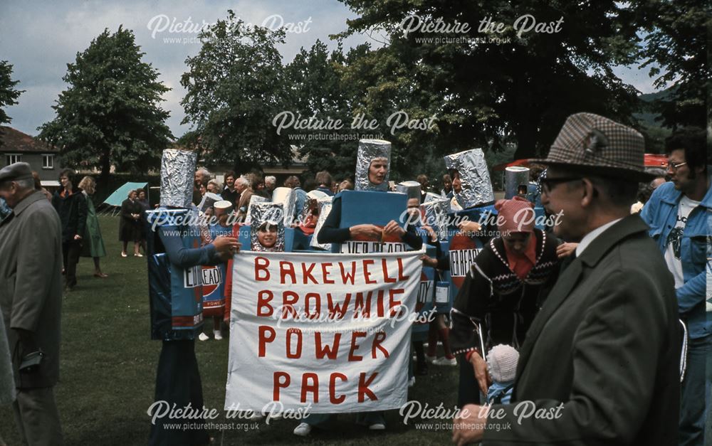 Brownies at Bakewell Show or Carnival, Bakewell, 1979