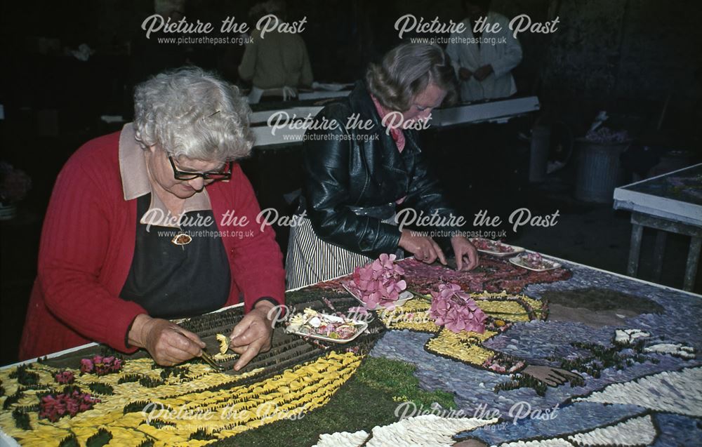 Well Dressing, Bakewell, c 1970s