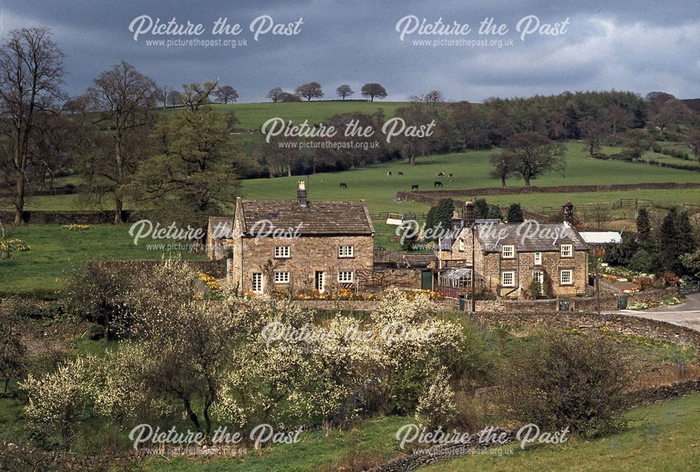 View of Beeley Village, Beeley c 1970s