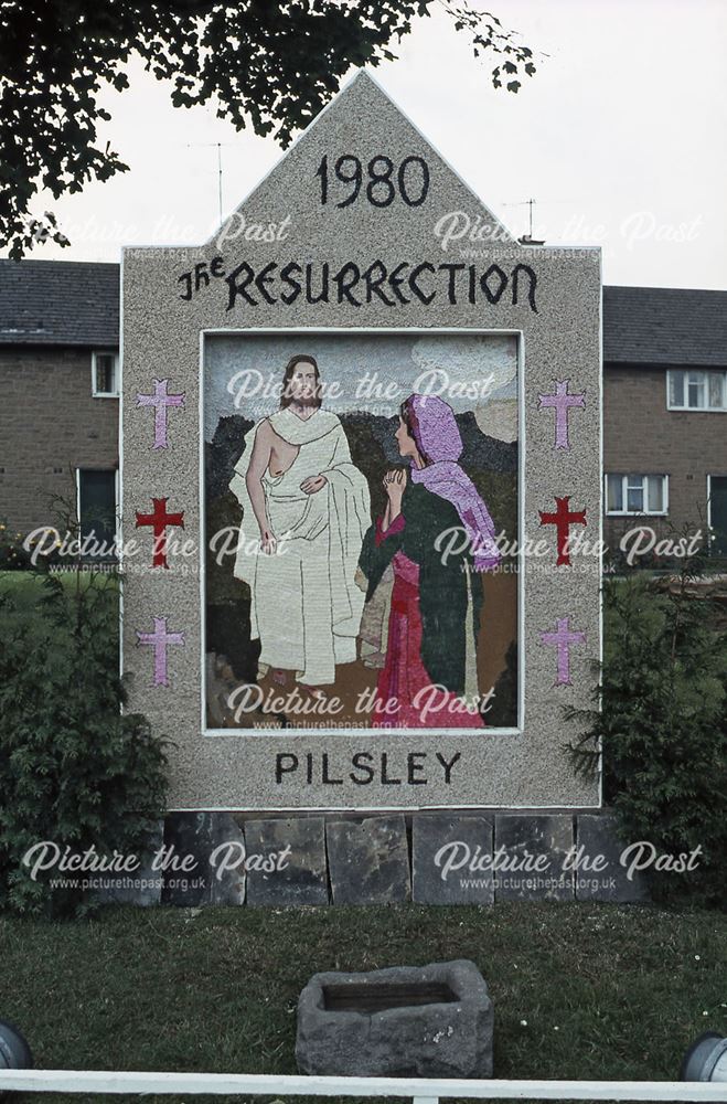 Well Dressing, Pilsley, 1980