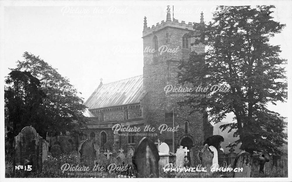 St Lawrence's Church, High Street, Whitwell, c 1900