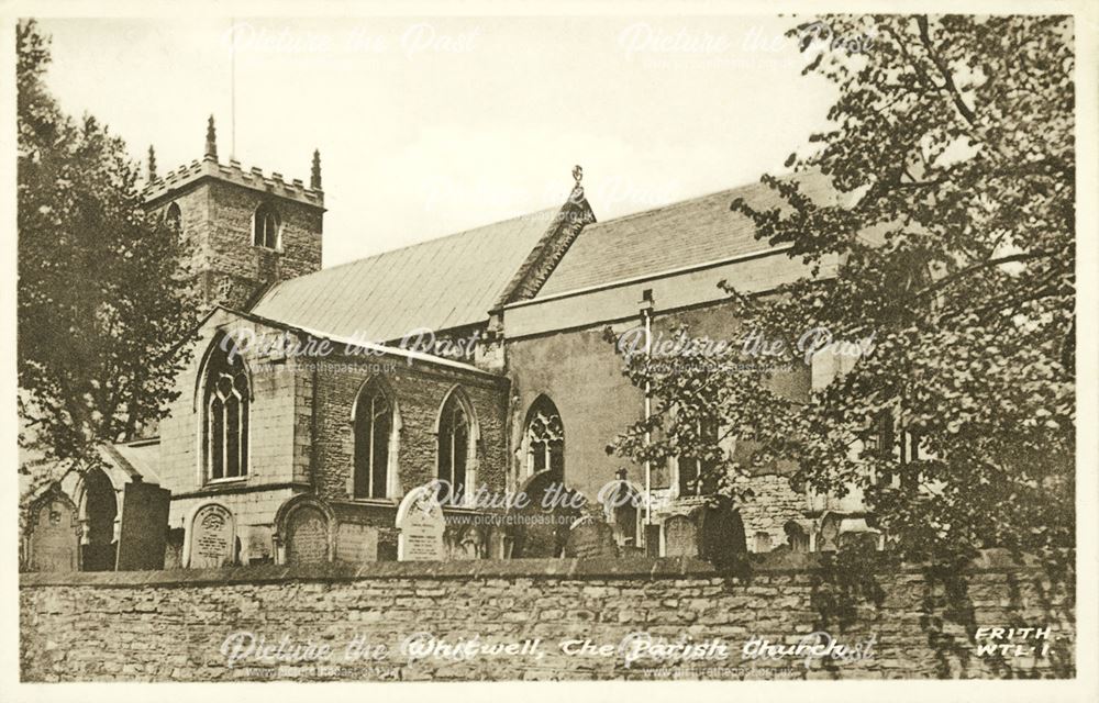 St Lawrence's Church, High Street, Whitwell, c 1900