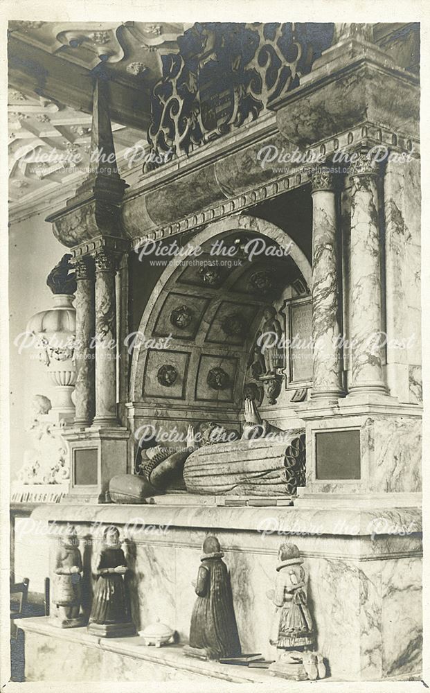 A Tomb in St Chad's Church, Wilne Road, Wilne, c 1900