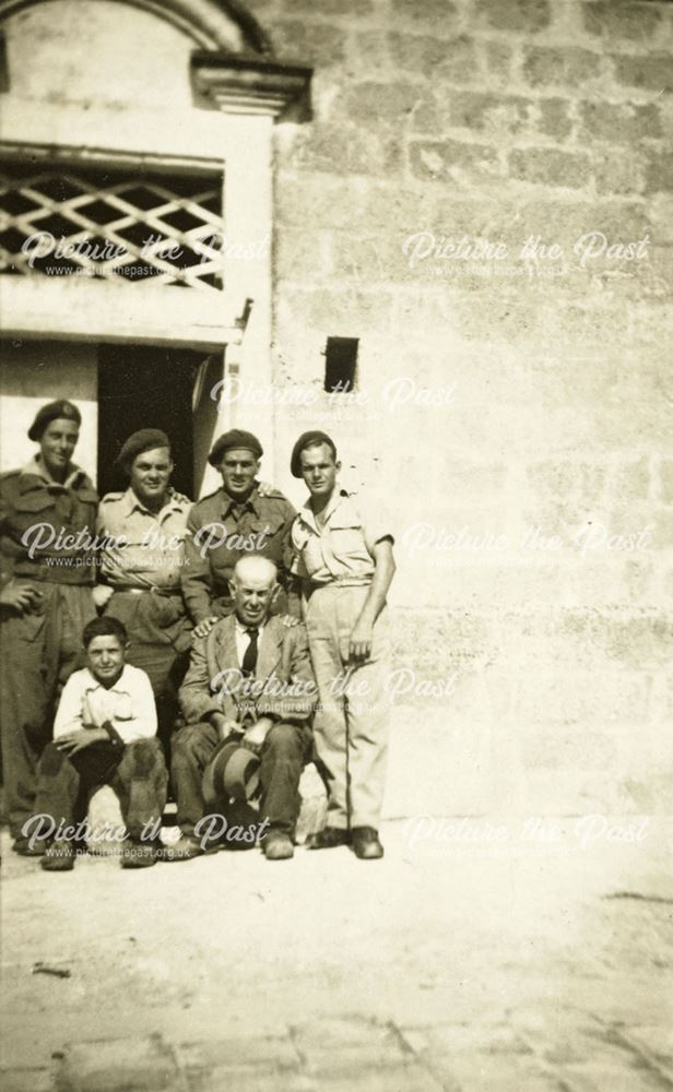 Group of Soldiers, Egypt, c 1930s-40s