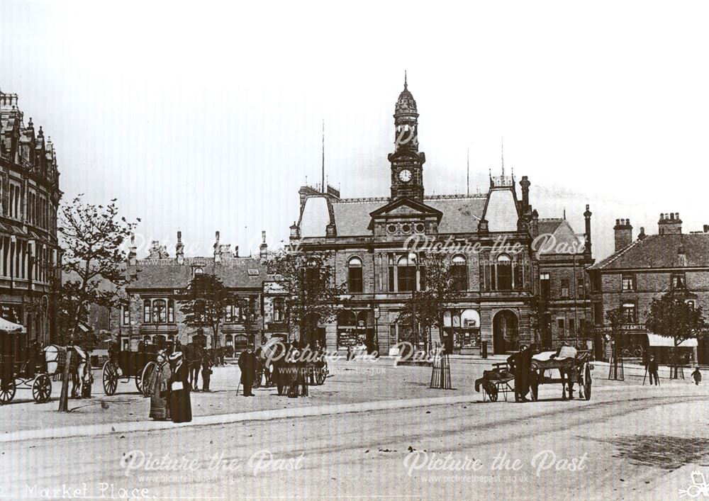 Town Hall, Market Place, Buxton, c 1900