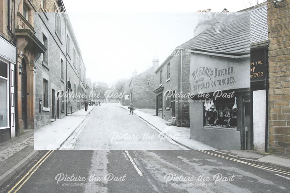 Fisher's Shop Old and New, High Street, Dronfield, 2010