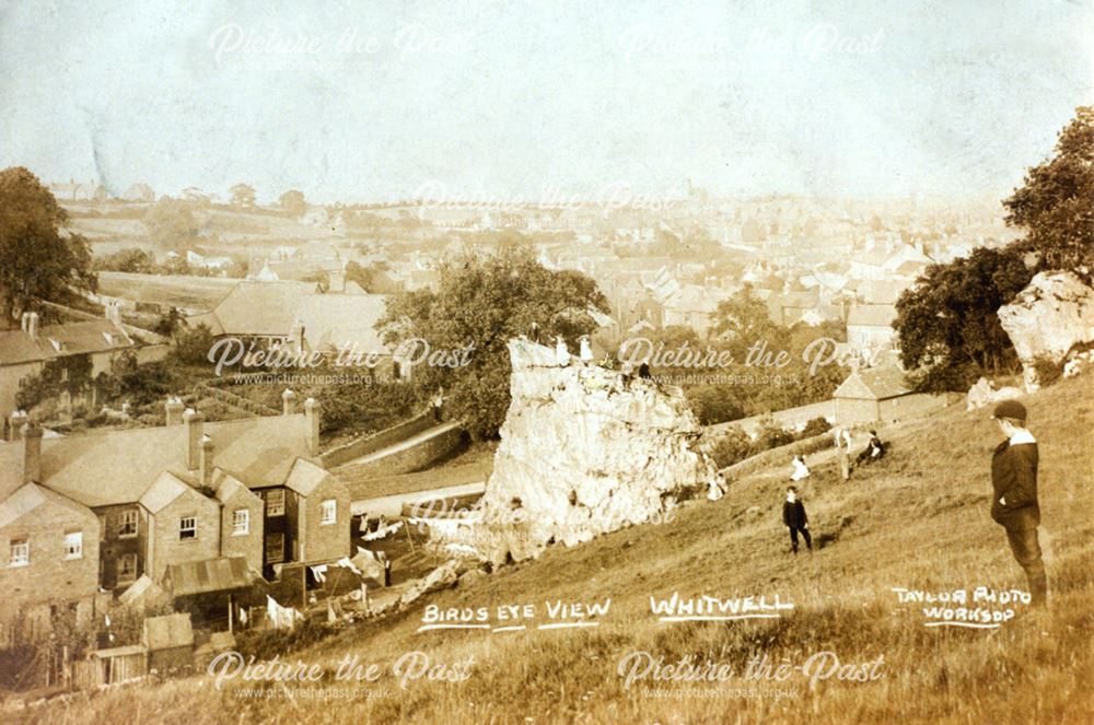 Village View from High Hill, Whitwell, c 1900s