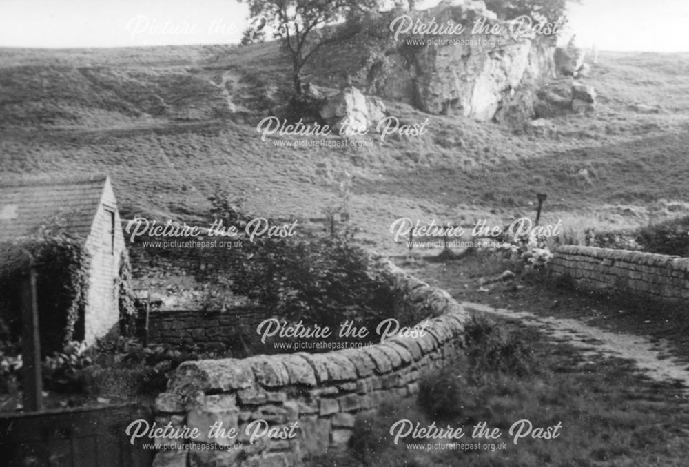 View from Mason/Portland Street towards High Hill, Whitwell, c 1910s