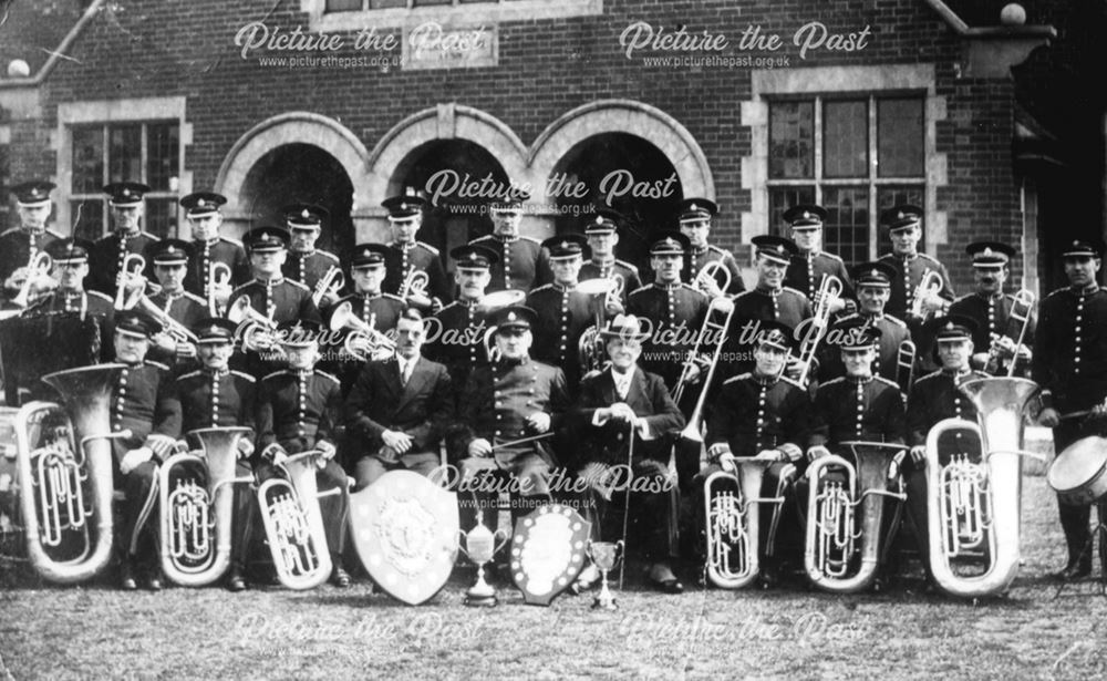 Brass Band, Whitwell Miners Welfare, Whitwell, 1930s