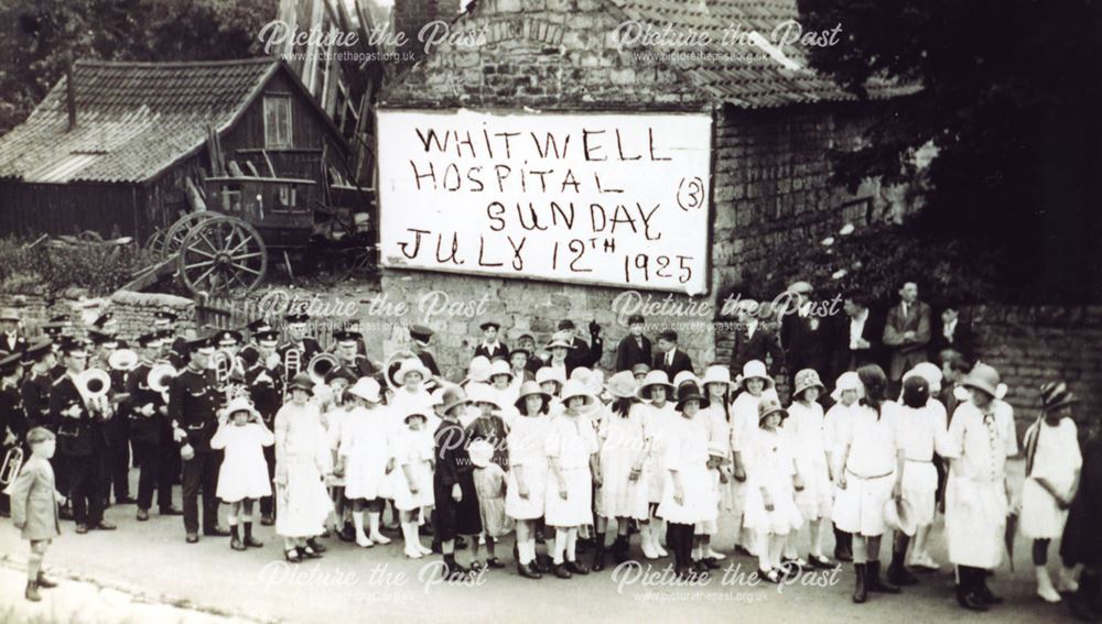 Hospital Sunday Children's Parade, High Street, Whitwell, 1925