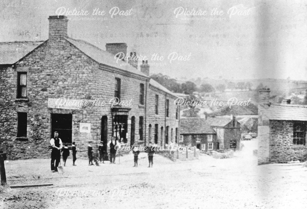 Henry Pearson's Shop, Bugsworth, c 1900 ?