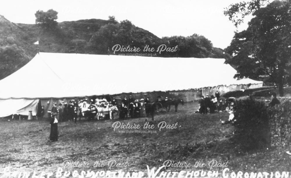 Chinley, Bugsworth and Whitehough Coronation Party, c 1901