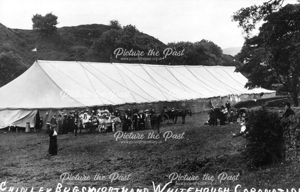 Chinley, Bugsworth and Whitehough Coronation Party, c 1901 ?