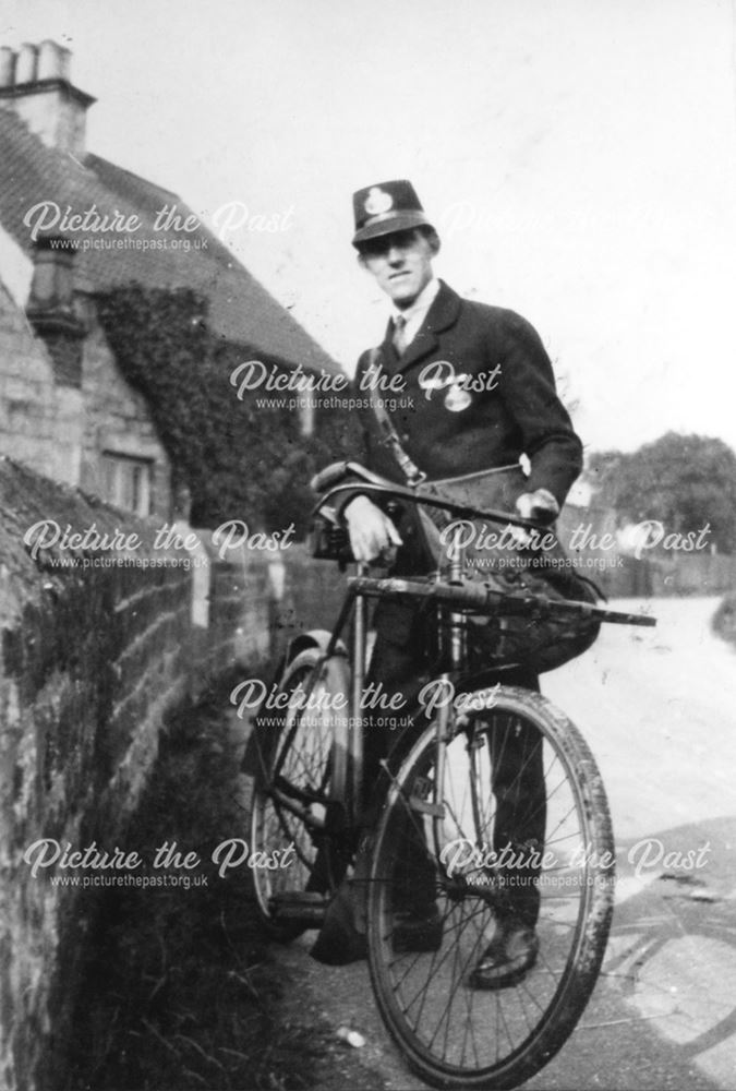 Brian Rick, Local Postman, Penny Green, Whitwell, c 1920's