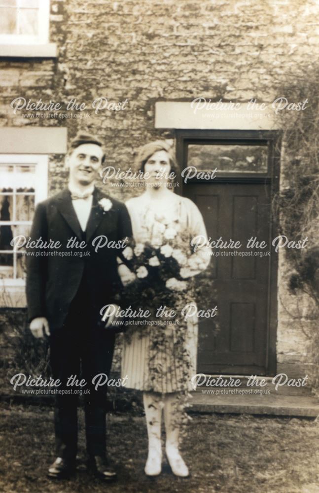 Frank Fielding's Wedding to Marian, Whitwell, c1920's