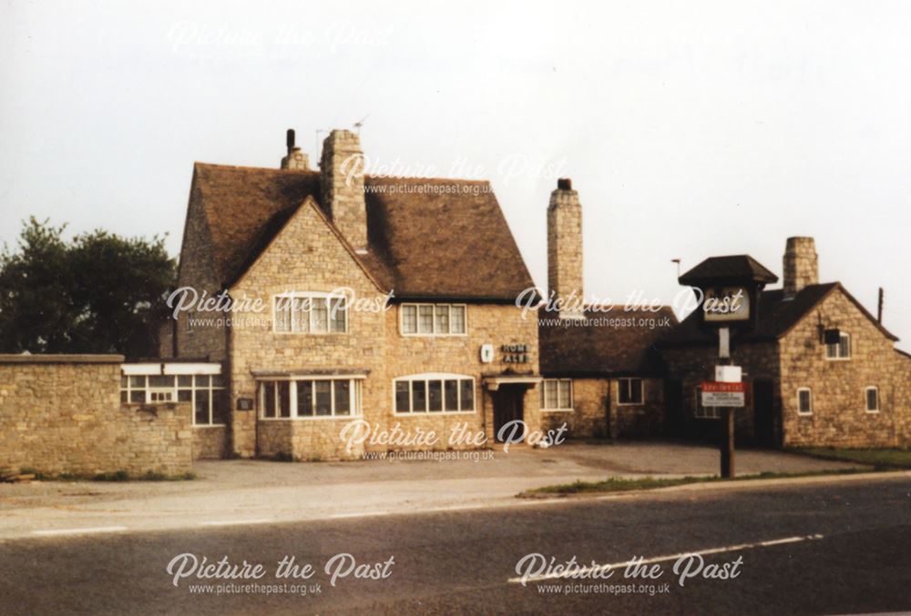 Half Moon Pub in various stages of alteration in 19th and 20th Centuries, Whitwell, c1990's