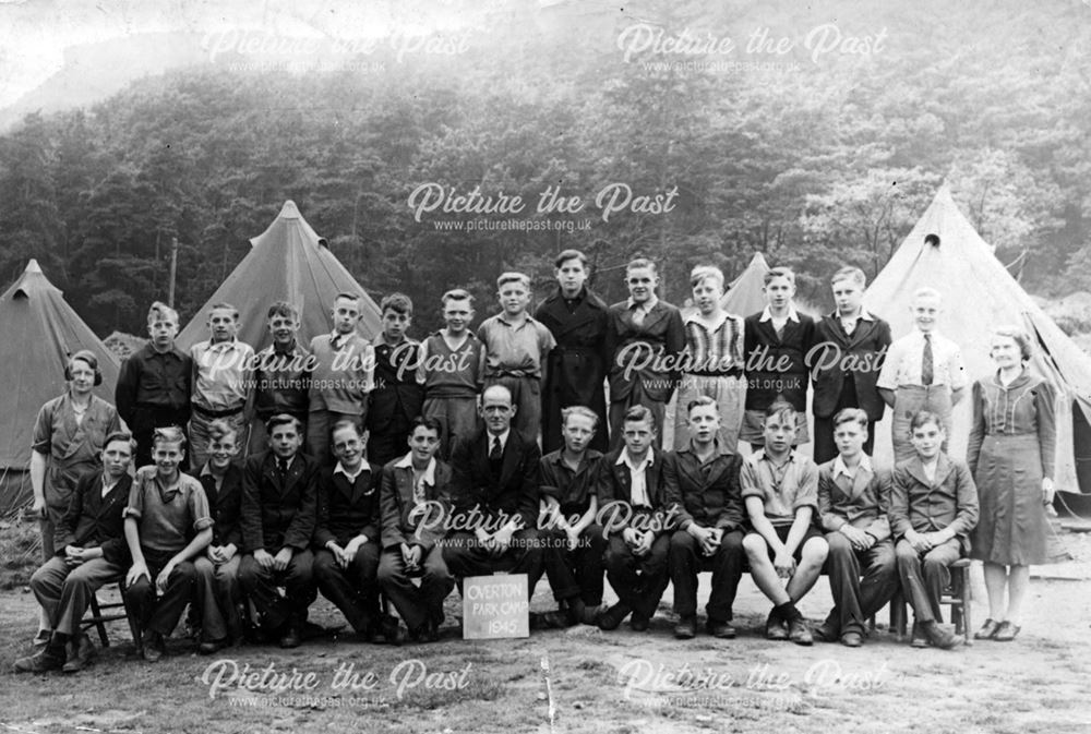 Church Street Boys, Overton Park Camp, Sandiacre, 1945