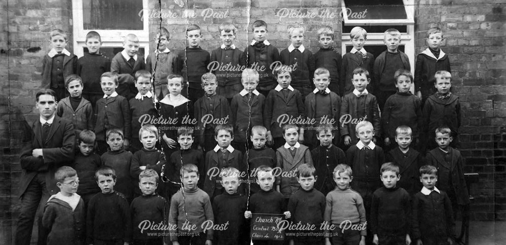 Sandiacre Church Street Boys School, Sandiacre, 1913