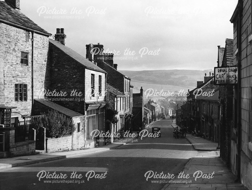 Market Street, Chapel en le Frith, Derbyshire, c 1937